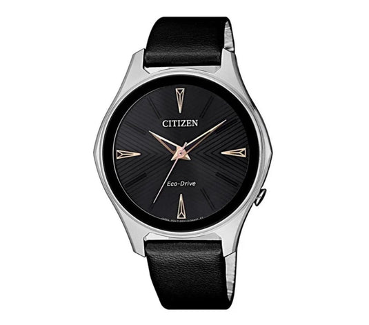 Citizen Eco-Drive Black Dial Quartz Women 36.9mm EM0599-17E