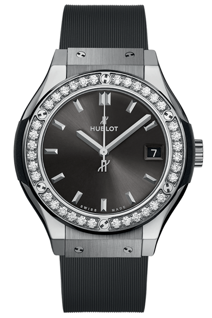 Hublot Classic Fusion Black Dial Quartz Women 33mm 581.NX.7071.RX.1104