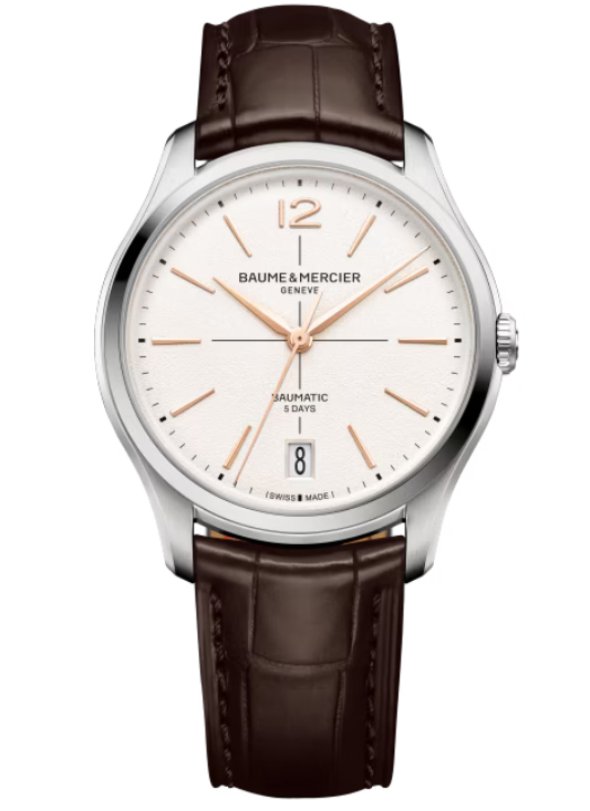 Baume & Mercier Clifton Silvery, Sans Dial 39mm Men M0A10773