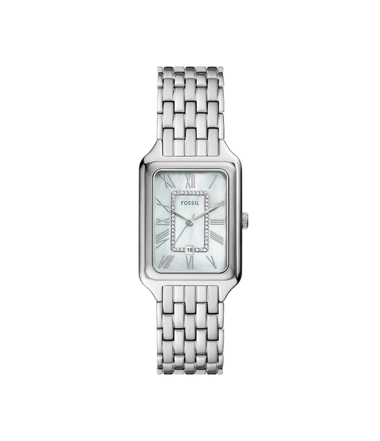 Fossil Raquel White Mother-Of-Pearl Dial Women ES5306 26mm
