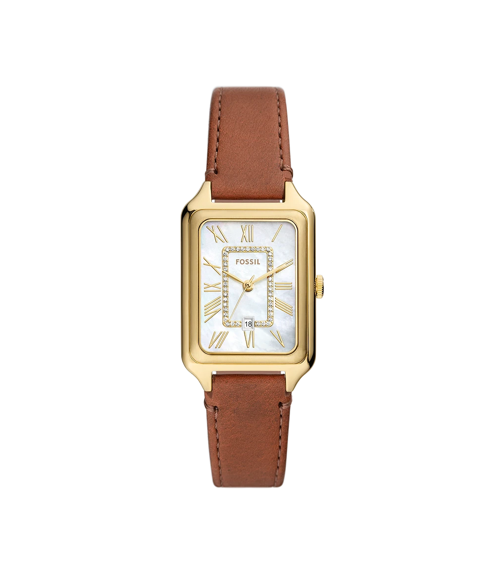 Fossil Raquel White Mother-Of-Pearl Dial Women ES5307 26mm