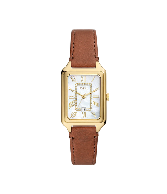 Fossil Raquel White Mother-Of-Pearl Dial Women ES5307 26mm