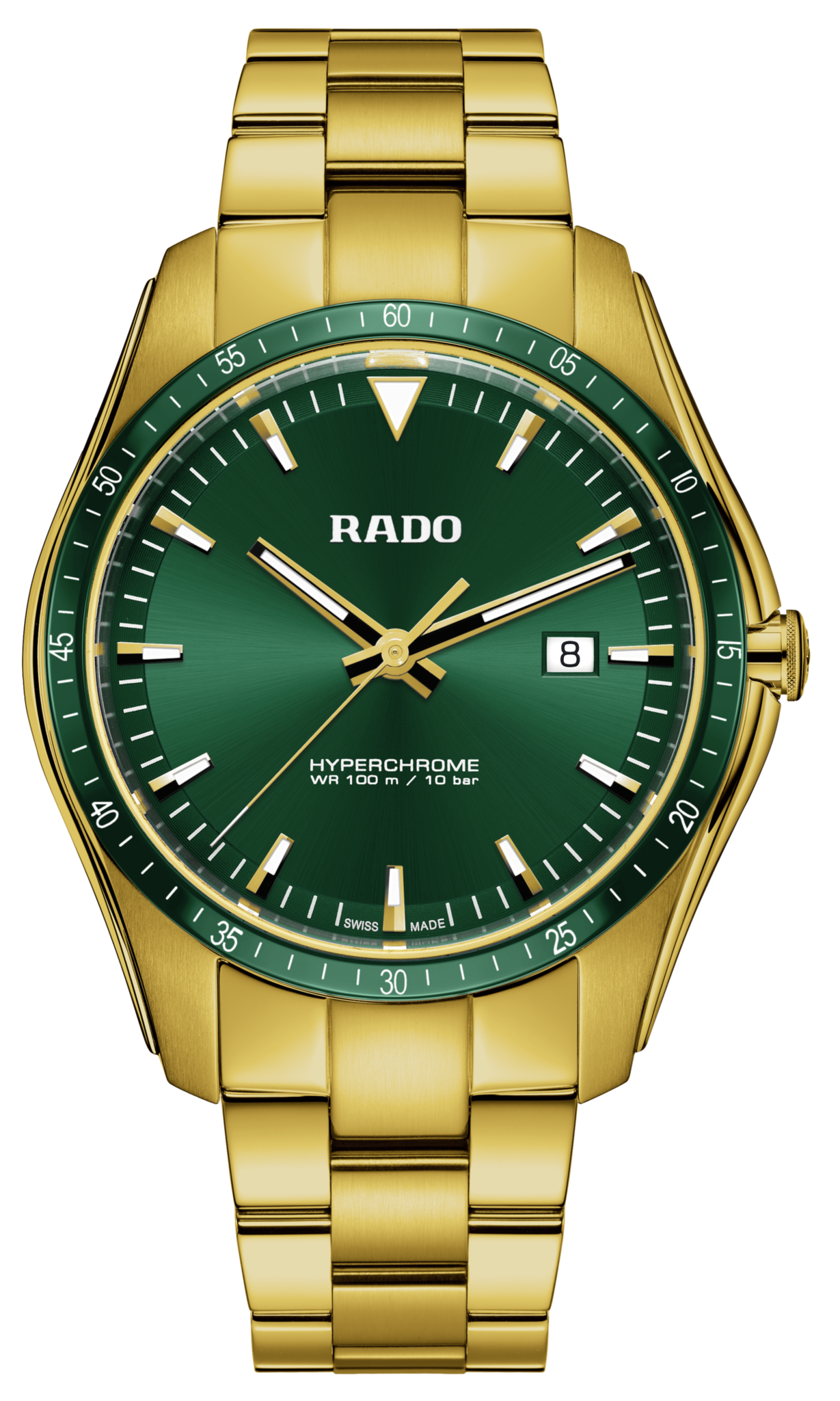 Rado Hyperchrome Green Dial Men 44.9mm