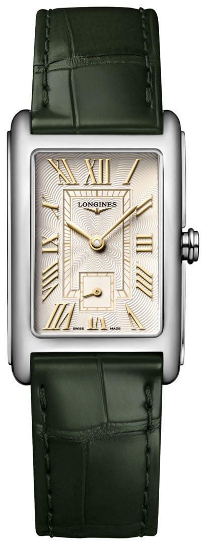 Longines Dolcevita Ivory Gilt Flinque Dial Women 20.80 X 37.00mm L55124082