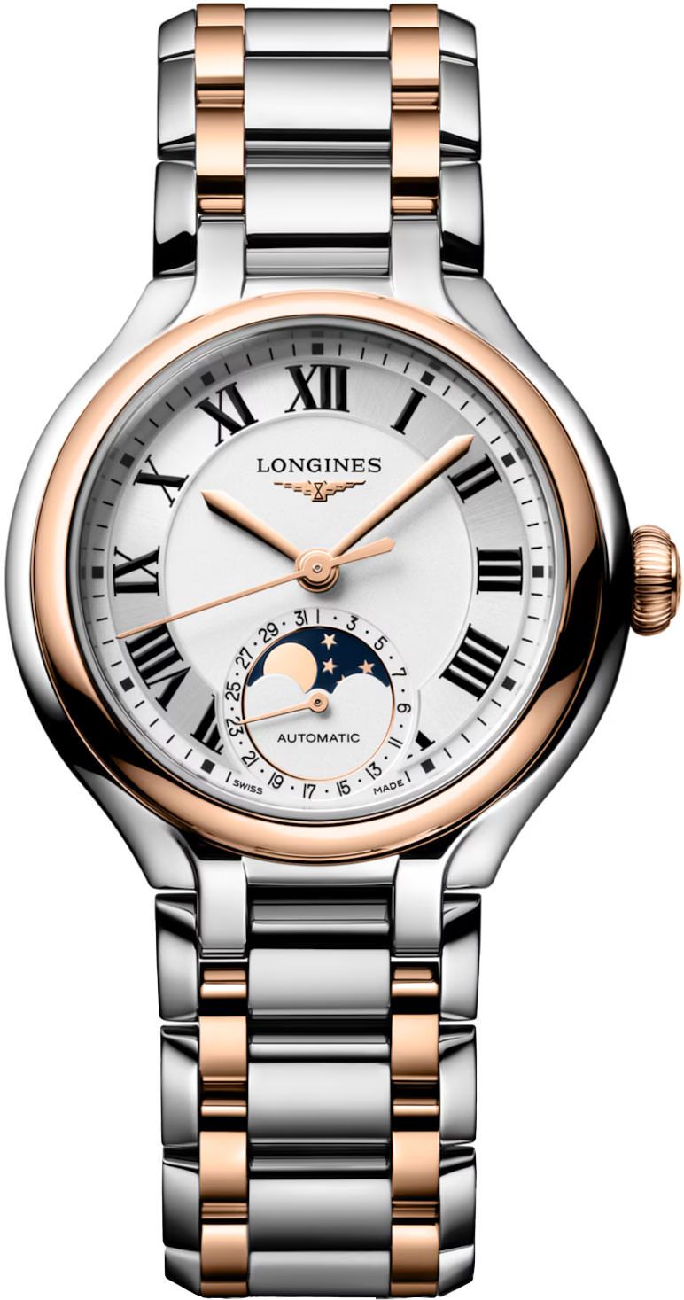 Longines PrimaLuna Moonphase Opaline Ivory Dial Women 34mm L81265717