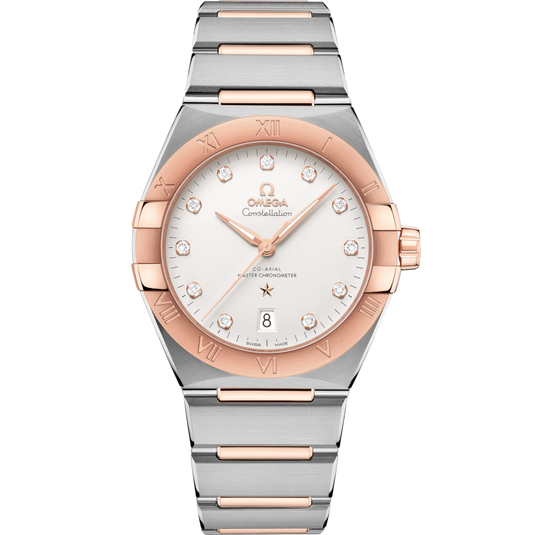 Omega Constellation Co‑Axial Master Silver Dial Women 39MM