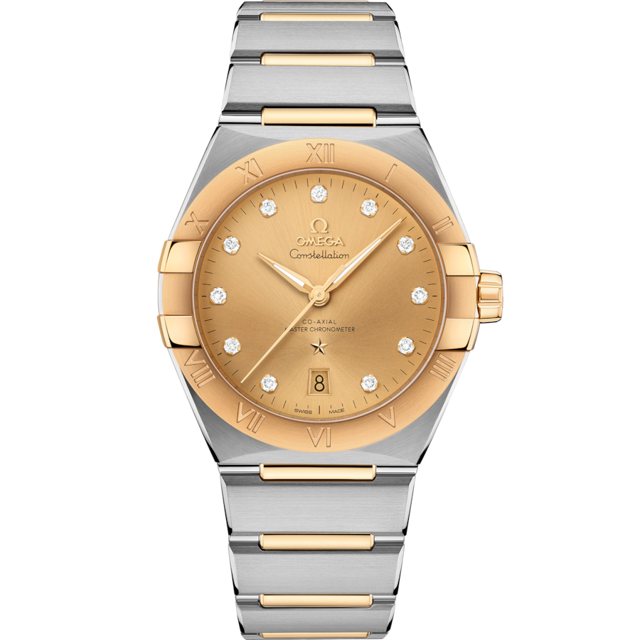 Omega Constellation Co‑Axial Master Yellow Dial Women 39MM