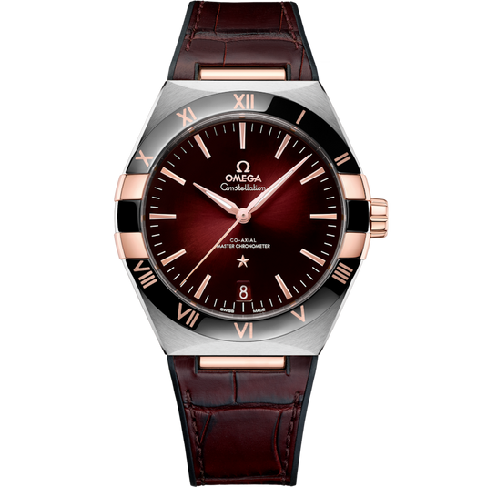 Omega Constellation Co‑Axial Master Red Dial Women 41MM
