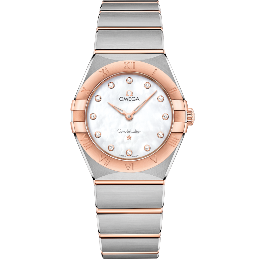 Omega Constellation Quartzmother Of Pearl Dial Women 28MM