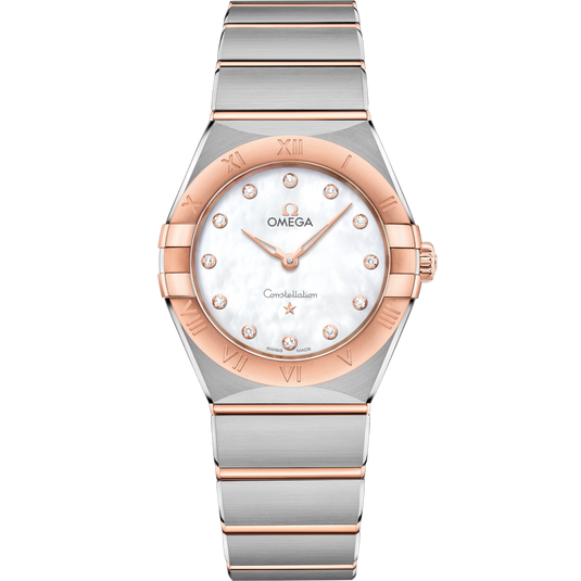 Omega Constellation Quartzmother Of Pearl Dial Women 28MM