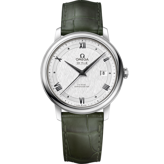 Omega De Ville Prestige Co‑Axial Chronometer Silver Dial Women 39.5MM