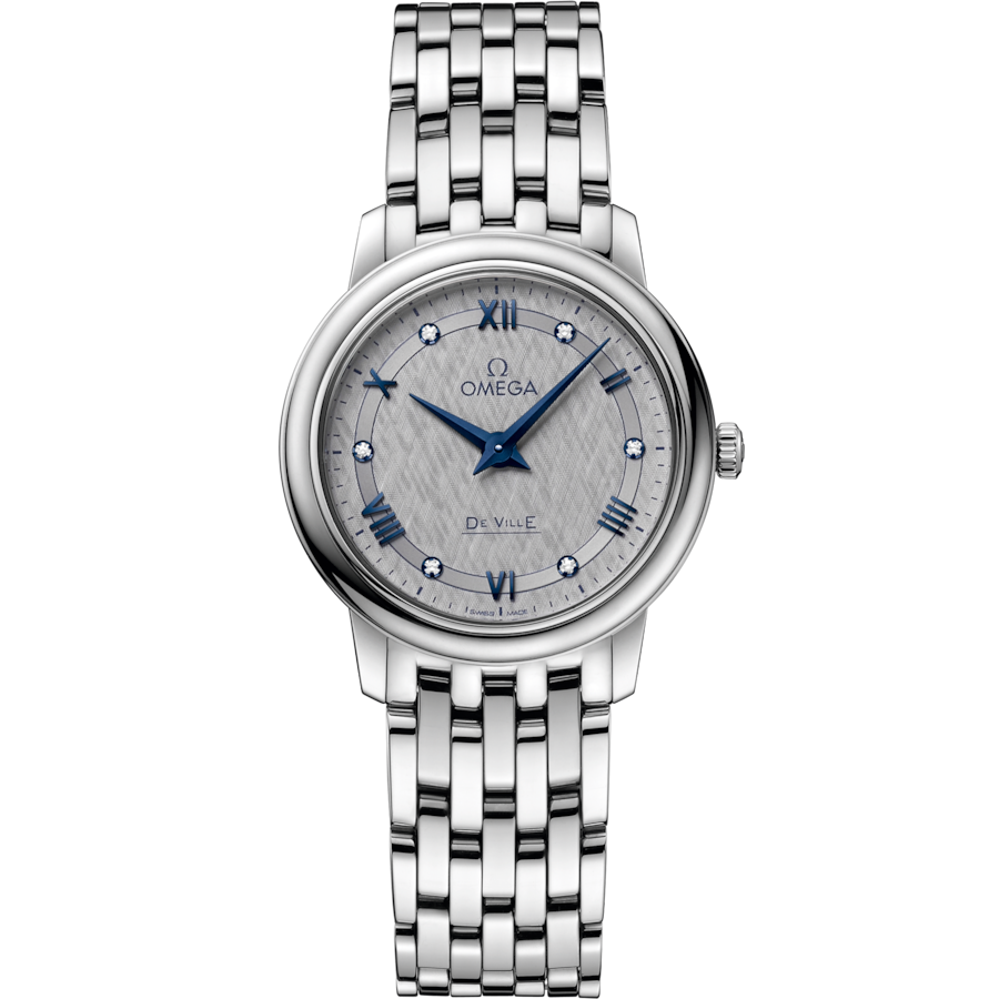 Omega De Ville Prestige Quartzgrey Dial Women 27.4MM