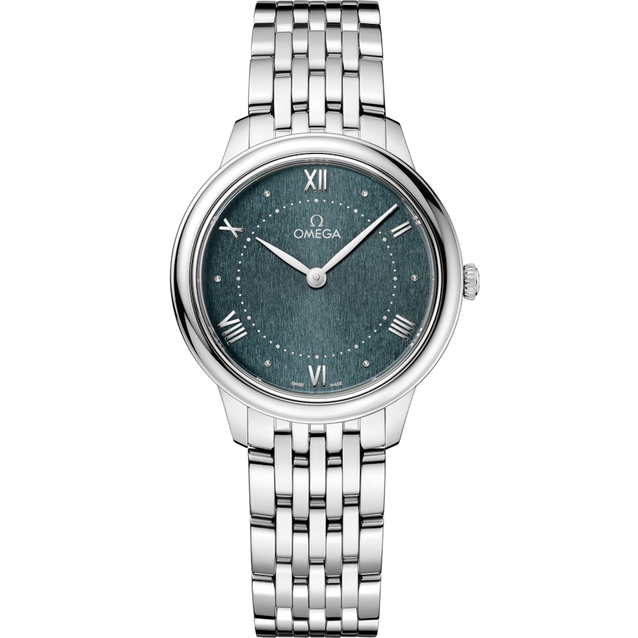 Omega De Ville Prestige Quartzgreen Dial Women 30MM