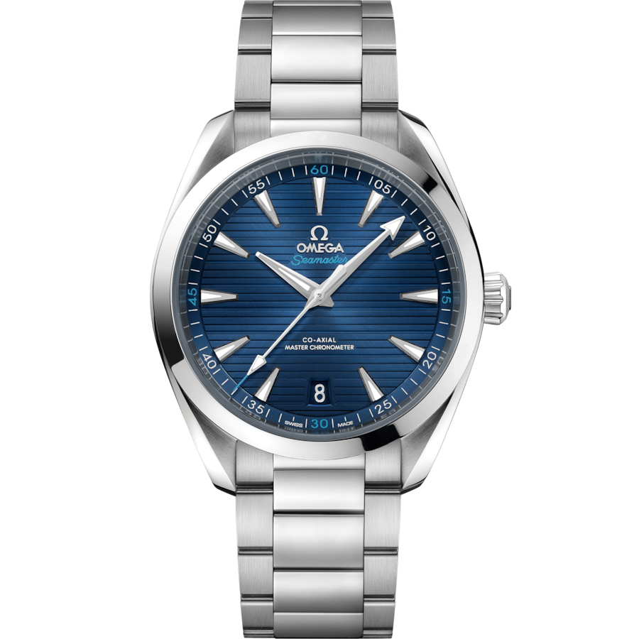 Omega Seamaster Aqua Terra 150M Co‑Axial Master Chronometer Blue Dial Men 41MM