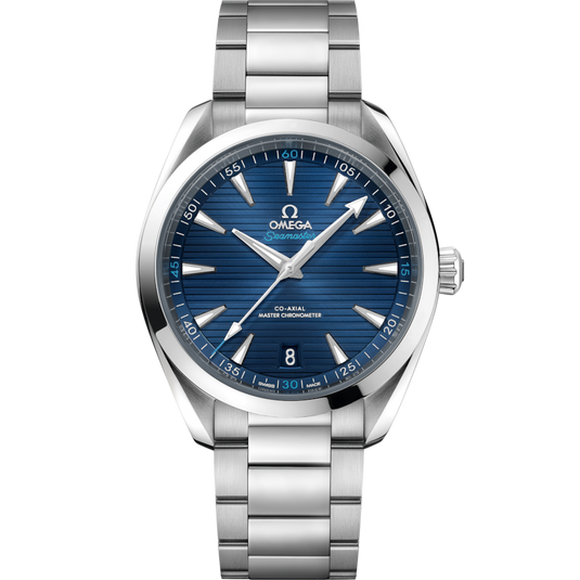 Omega Seamaster Aqua Terra 150M Co‑Axial Master Chronometer Blue Dial Men 41MM