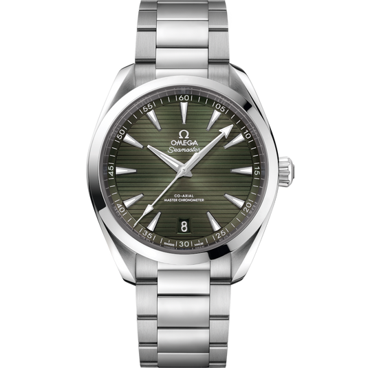 Omega Seamaster Aqua Terra 150M Co‑Axial Master Chronometer Green Dial Men 41MM
