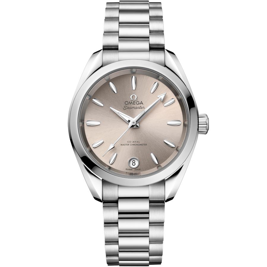 Omega Seamaster Aqua Terra Shades Co Axial Master Chronometersandstone Dial Women 34MM