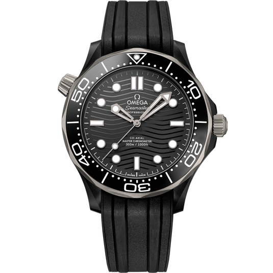Omega Seamaster Diver 300M Co‑Axial Master Chronometerblack Dial Men 43.5MM