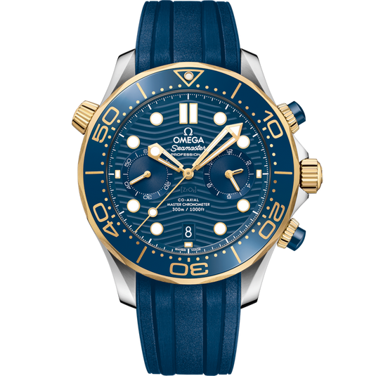 Omega Seamaster Diver 300M Co-Axial Master Chronometerblue Dial Men 44MM