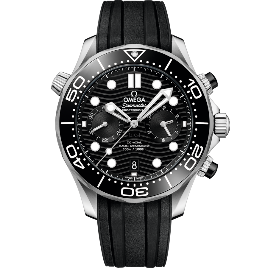Omega Seamaster Diver 300M Co-Axial Master Chronometerblack Dial Men 44MM
