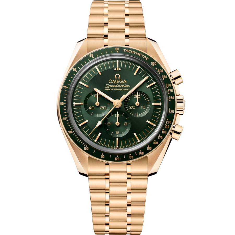 Omega Omega Speedmaster Moonwatch Professional Co‑Axial Master Chronometer Green Dial Men 42MM