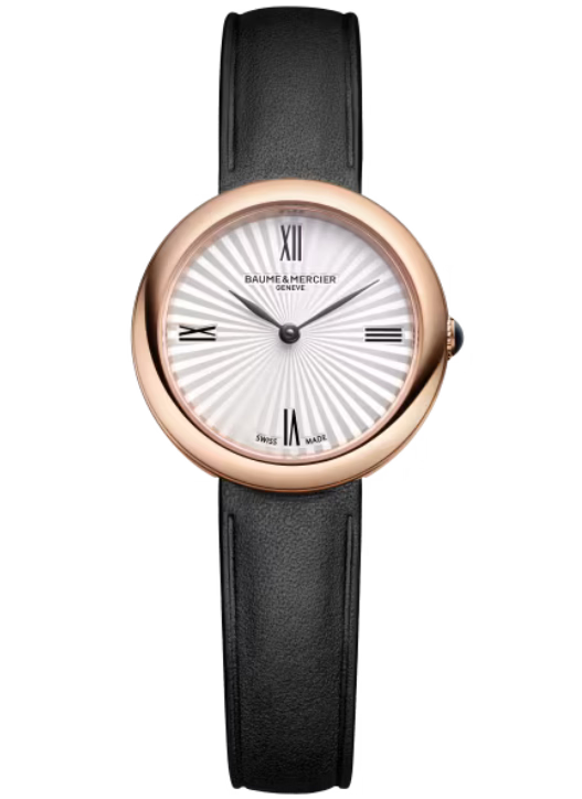 Baume & Mercier Joia Silvery, Stamped, Sunray Dial 28mm Women M0A10849