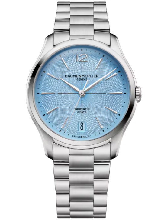 Baume & Mercier Clifton Blue, Stamped Dial 39mm Men M0A10870