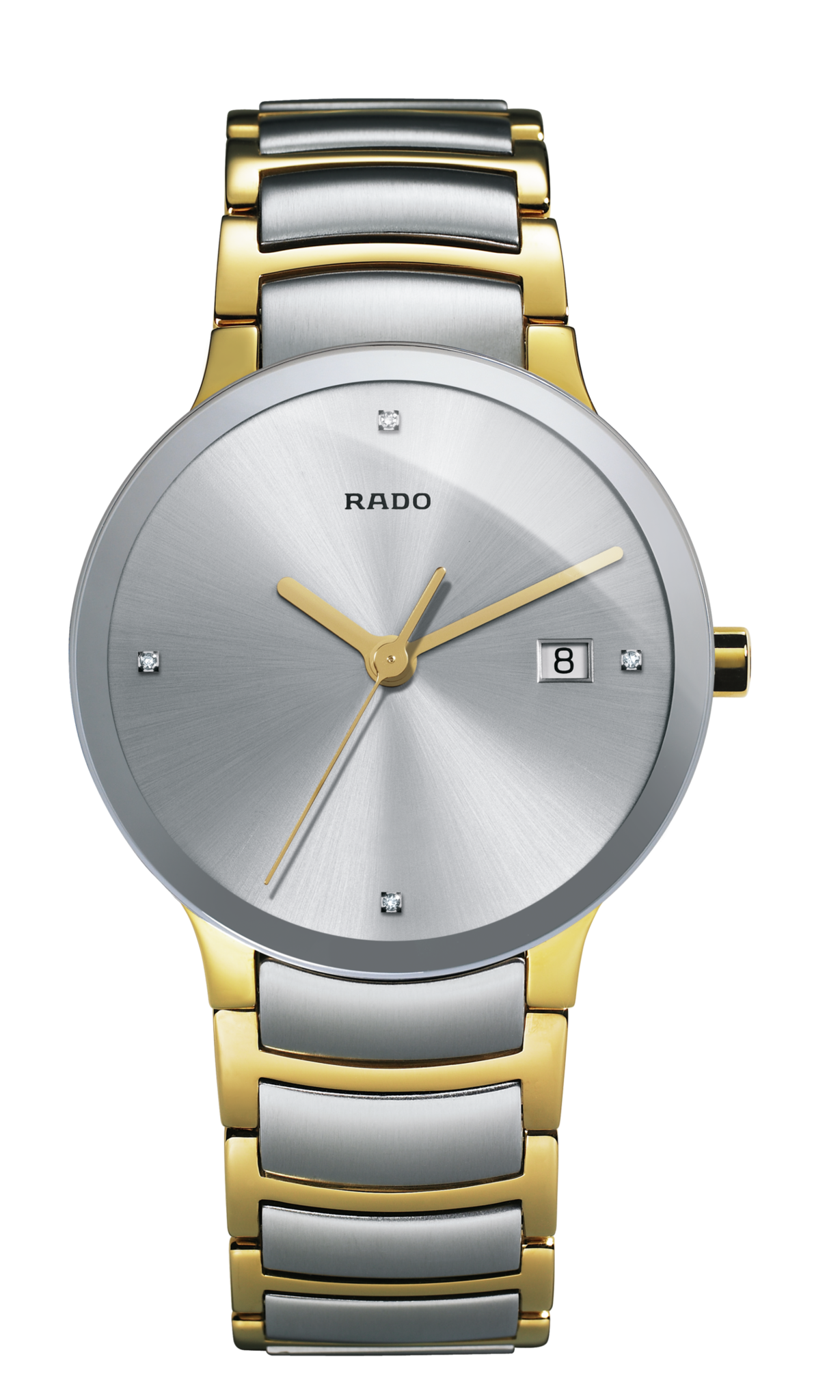 Rado Centrix Silver Dial Unisex 38mm