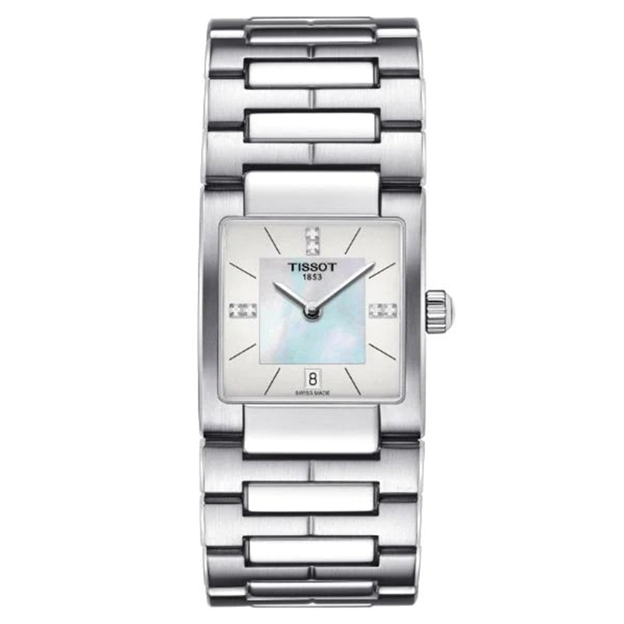 Tissot T-Lady White Mother-Of-Pearl Dial Women 23mm