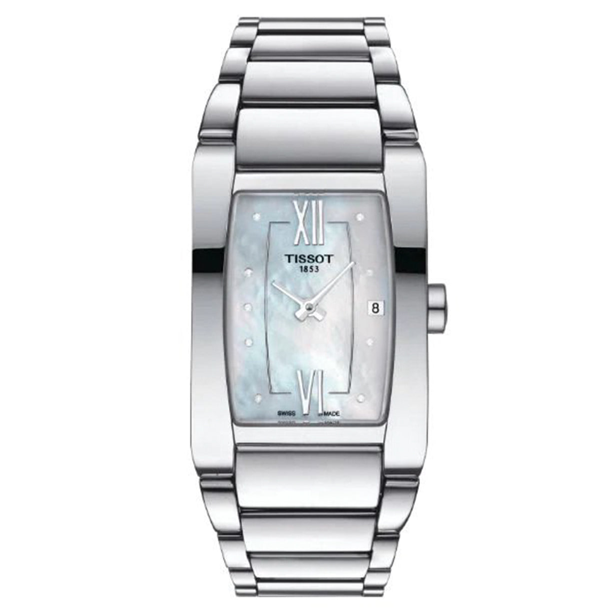 Tissot T-Lady White Mother-Of-Pearl Dial Women 24mm