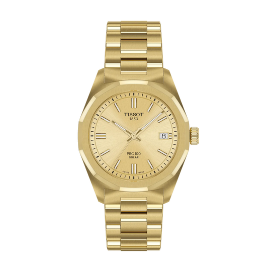 Tissot PRC100 Champagne Dial Quartz Women 34mm T1518223302100