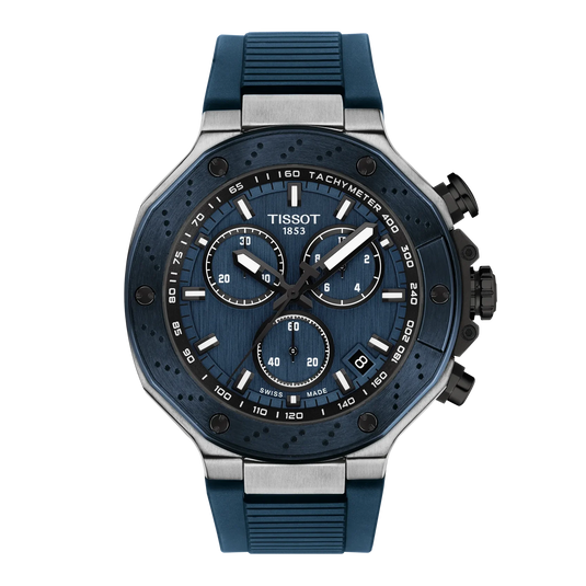 Tissot T-Race Blue Dial Quartz Men 45 mm T1414172704100