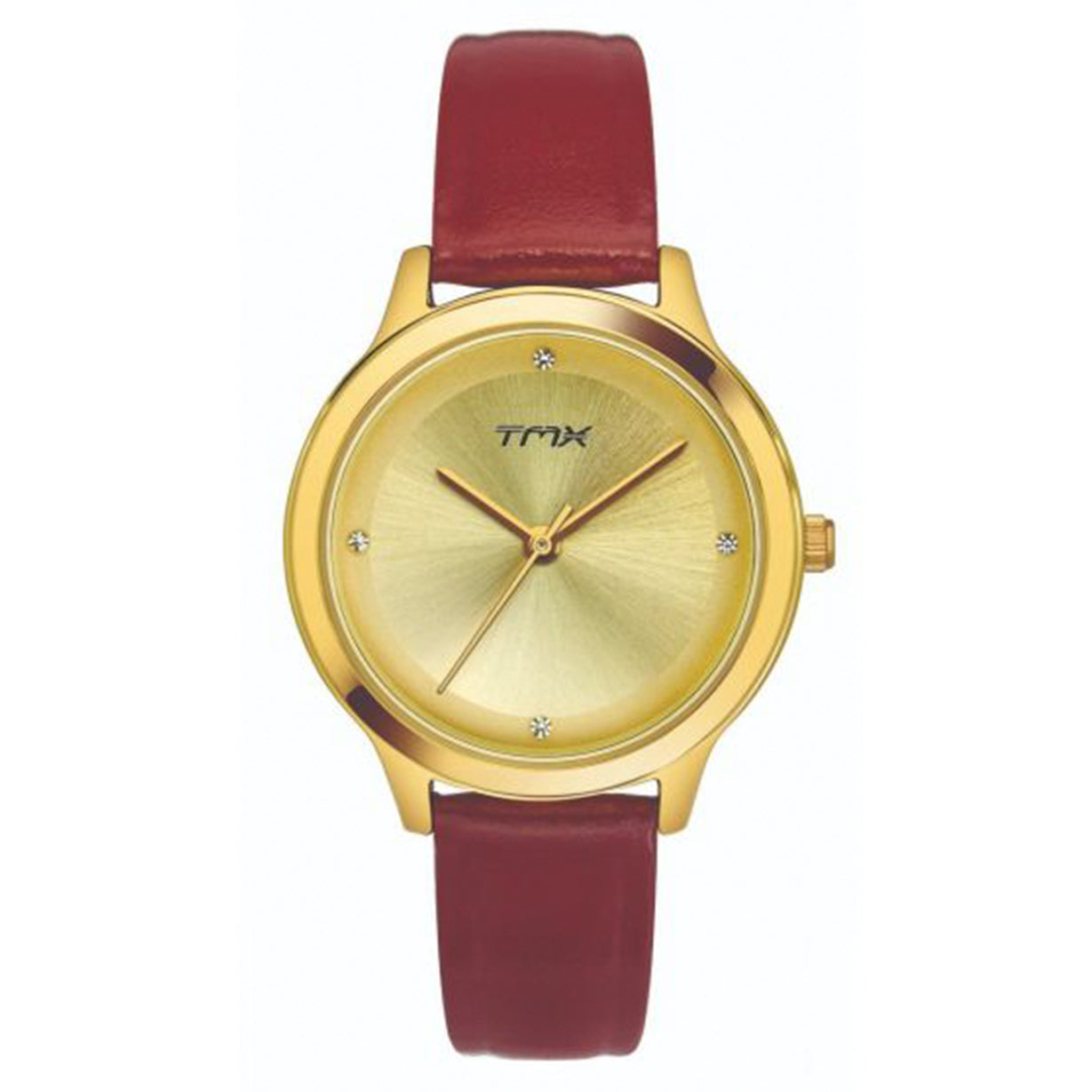 TMX Golden Dial Leather Strap