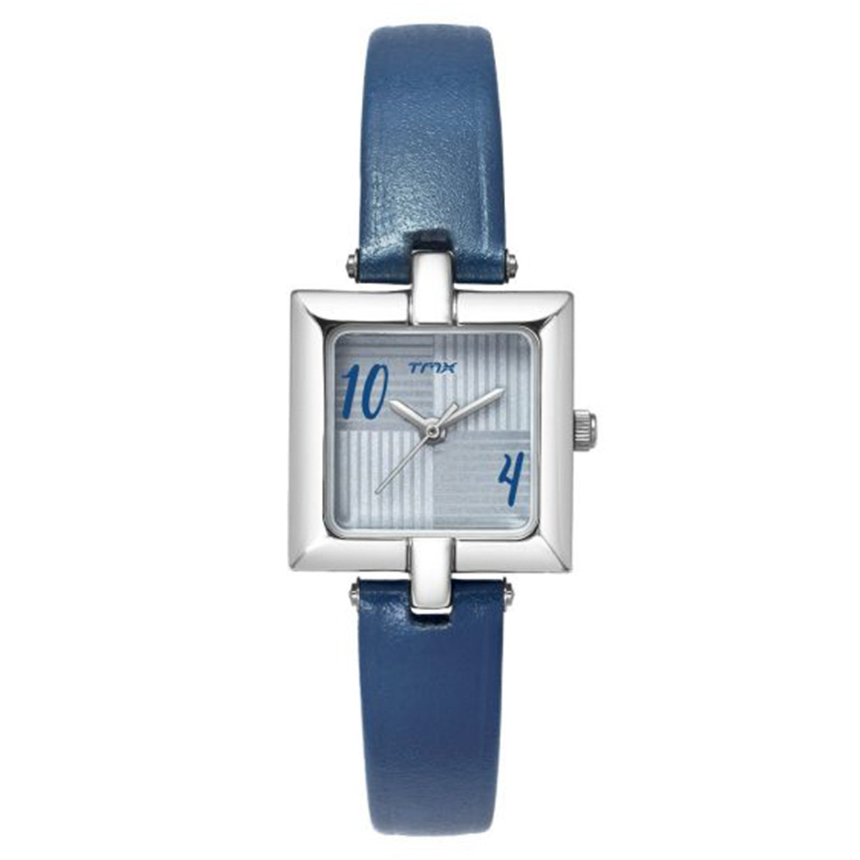 Geometric Patterned Blue Dial