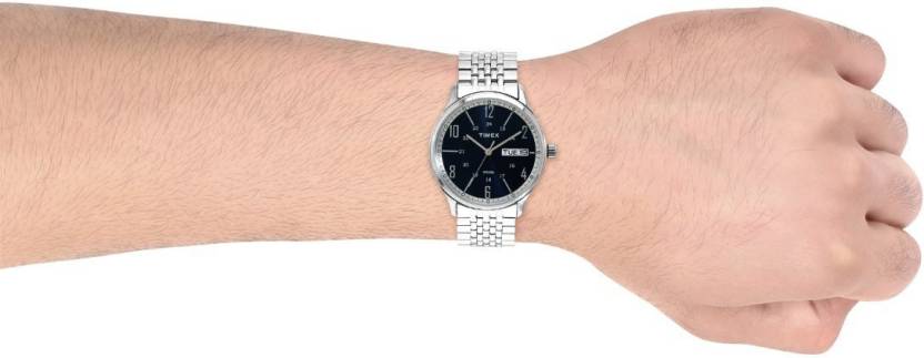 Classics Blue Dial Stainless Steel Strap
