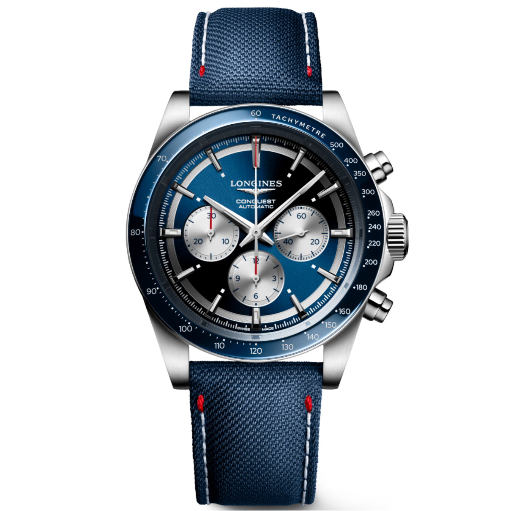 Longines Conquest Marco Odermatt Sunray Blue Dial Men 42mm