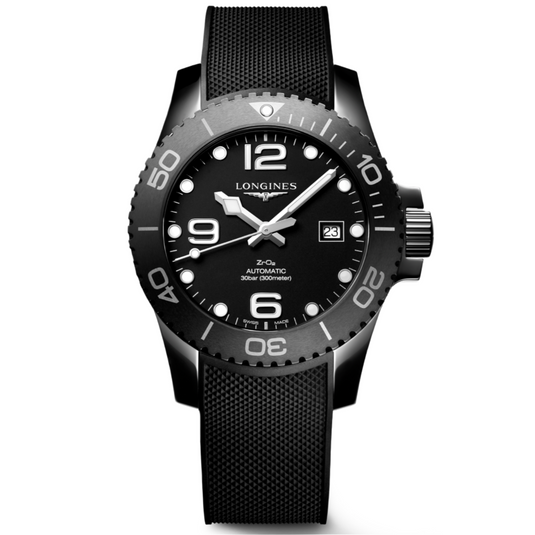 Longines Hydroconquest Matt Black Dial Men 43mm