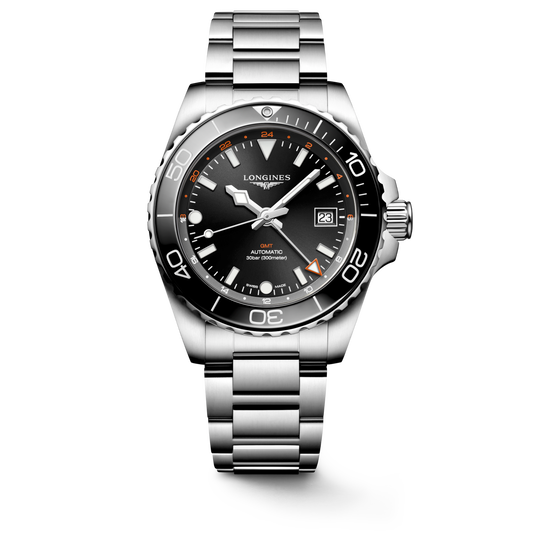 Hydroconquest Gmt Silver Dial