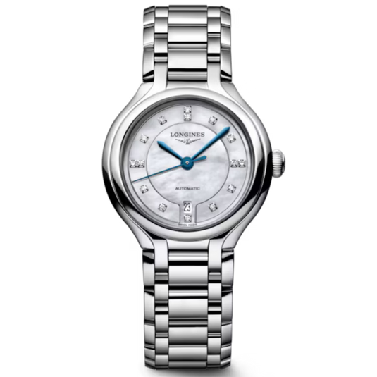 Longines PrimaLuna White Mother-Of-Pearl Dial Women 30mm L81234876
