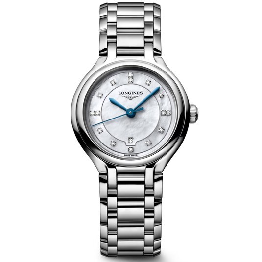 Longines PrimaLuna White Mother-Of-Pearl Dial Women 30mm L81424876