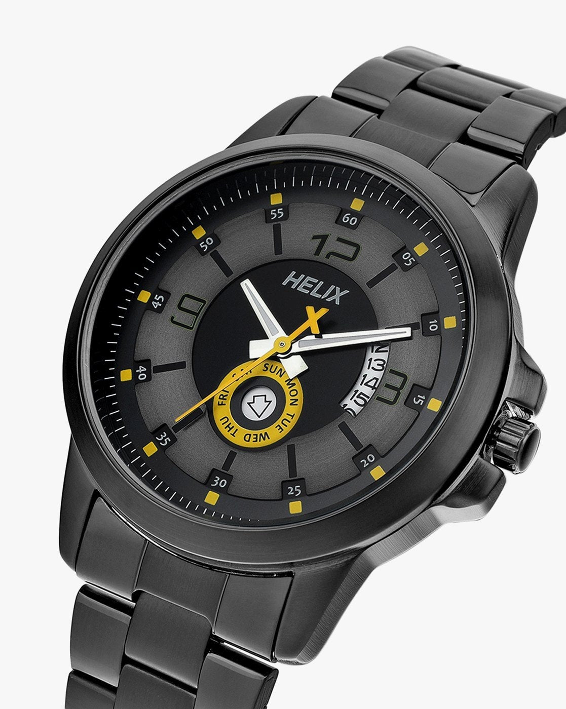 Helix Clock Helix Men Black Dial