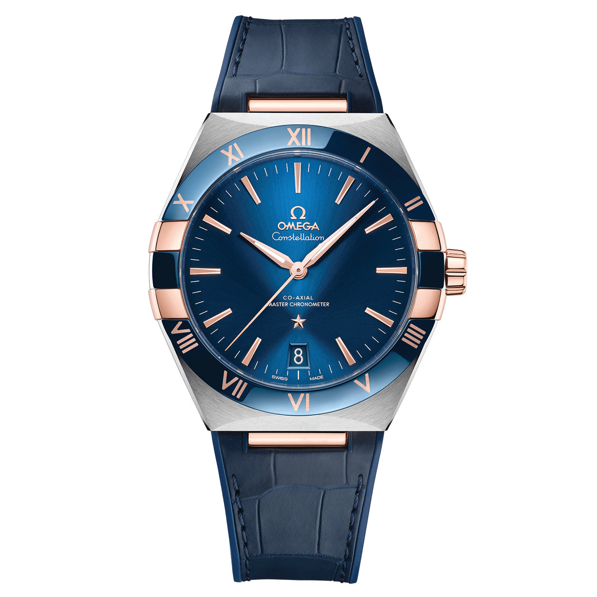 Omega Constellation Co Axial Master Chronometer Blue Dial Men 41MM