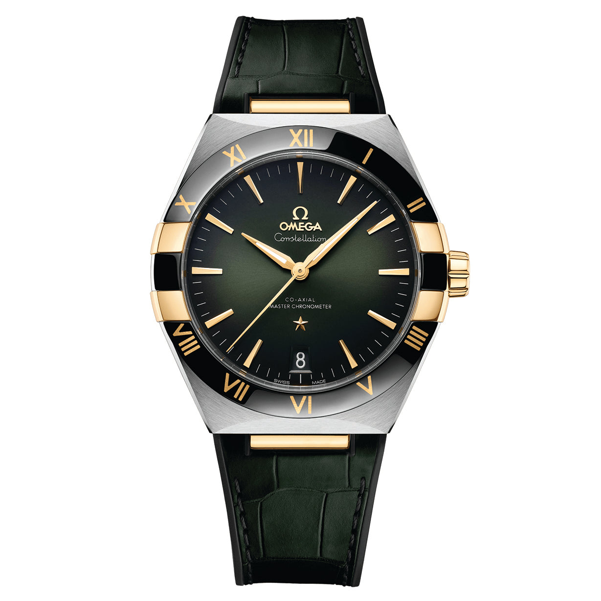 Omega Constellation Co Axial Master Chronometer Green Dial Men 41MM