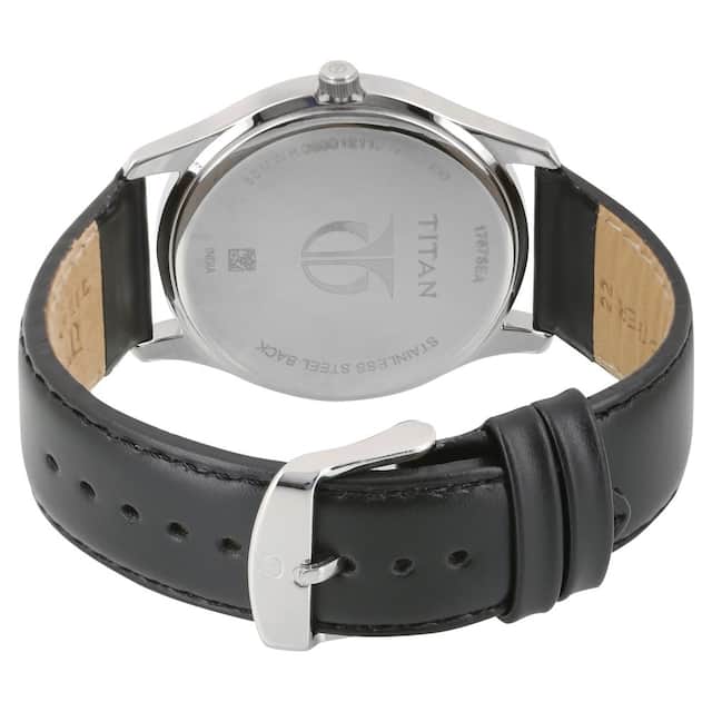 Workwear Men Anthracite Dial & Leather Strap