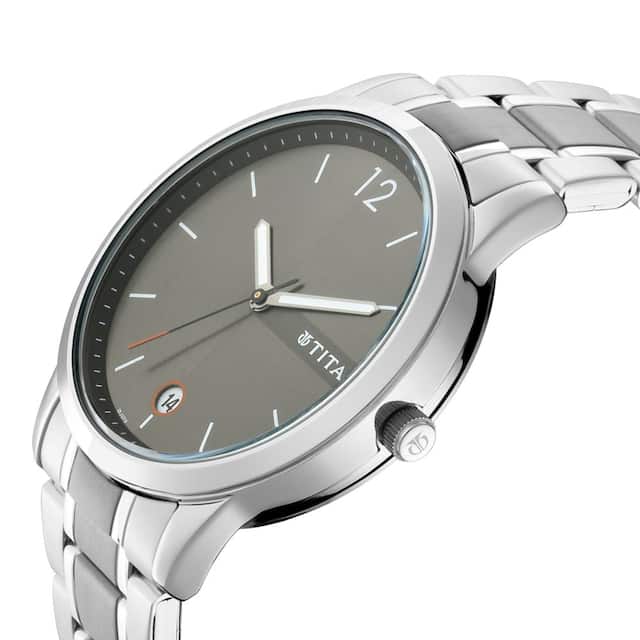 Workwear Anthracite Dial & Stainless Steel Strap