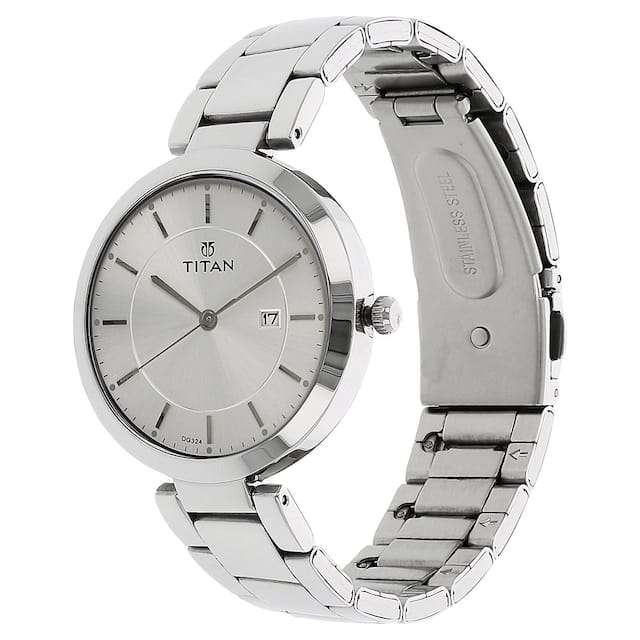 Workwear Silver Stainless Steel Strap