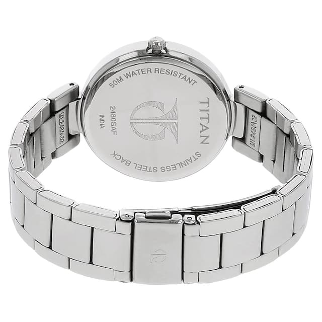 Workwear Silver Stainless Steel Strap