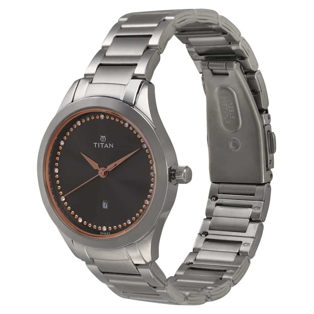 Sparkle Anthracite Dial & Stainless Steel Strap