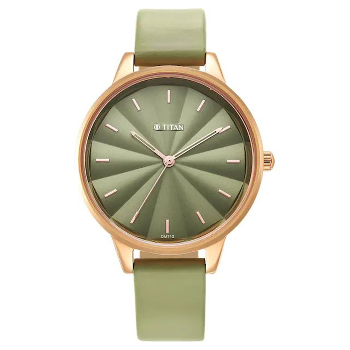 Neo Green Dial & Leather Strap