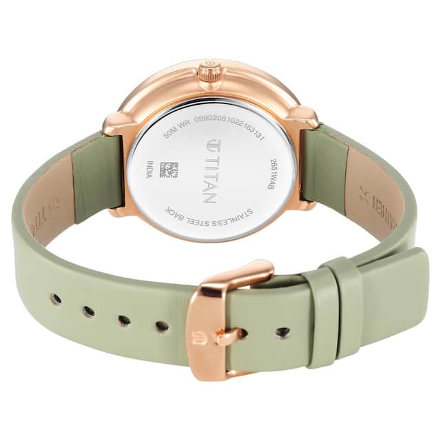 Neo Green Dial & Leather Strap